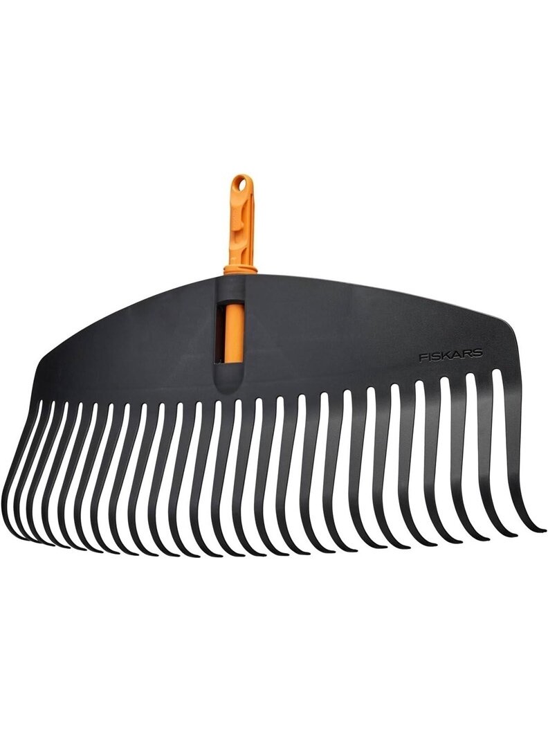Lapų grėblys vėduoklinis Fiskars OneClick 1080673, 31.8cm Lapų grėblys vėduoklinis Fiskars OneClick 1080673, 31.8cm