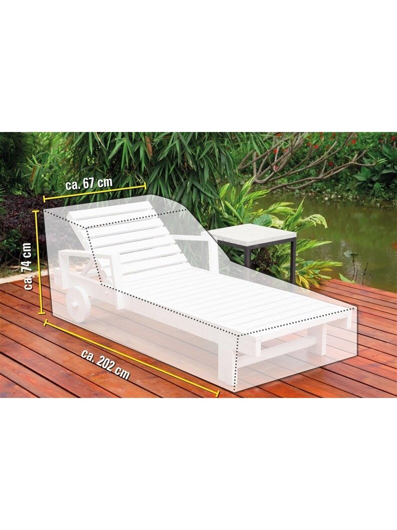 Lauko baldų uždangalas Kinzo 871125216782 žalia 202x67cm 2 Lauko baldų uždangalas Kinzo 871125216782 žalia 202x67cm 2