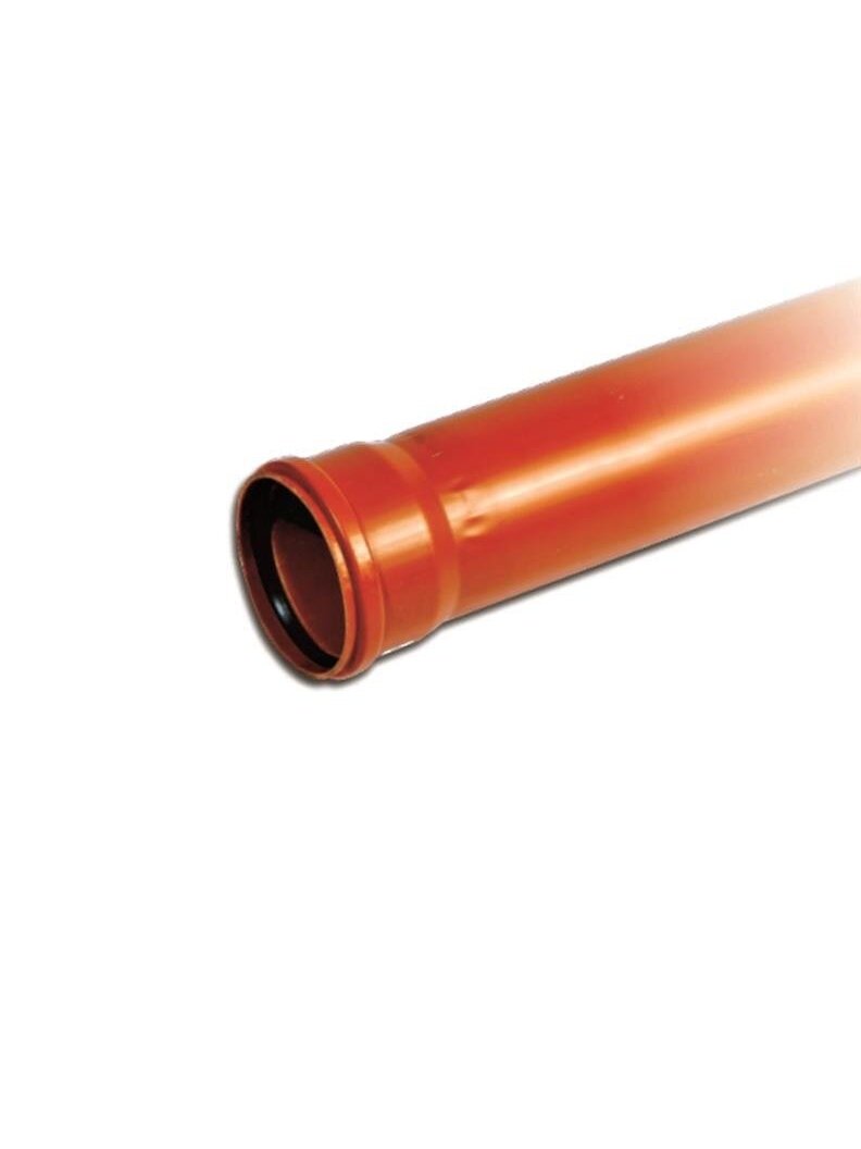 Lauko kanalizacijos vamzdis Magnaplast, Ø 110 mm, SN4, 2 m