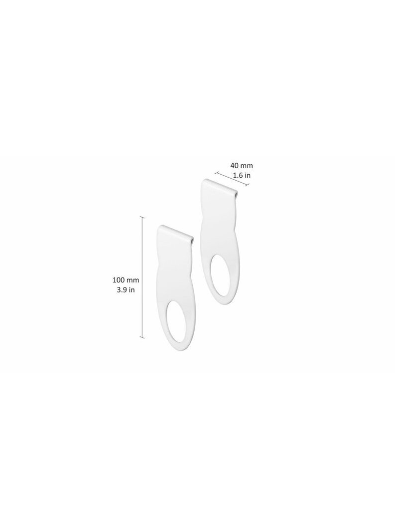 Laikiklis skersiniui Dolle, 100 mm x 40 mm, 2 vnt. 2 Laikiklis skersiniui Dolle, 100 mm x 40 mm, 2 vnt. 2