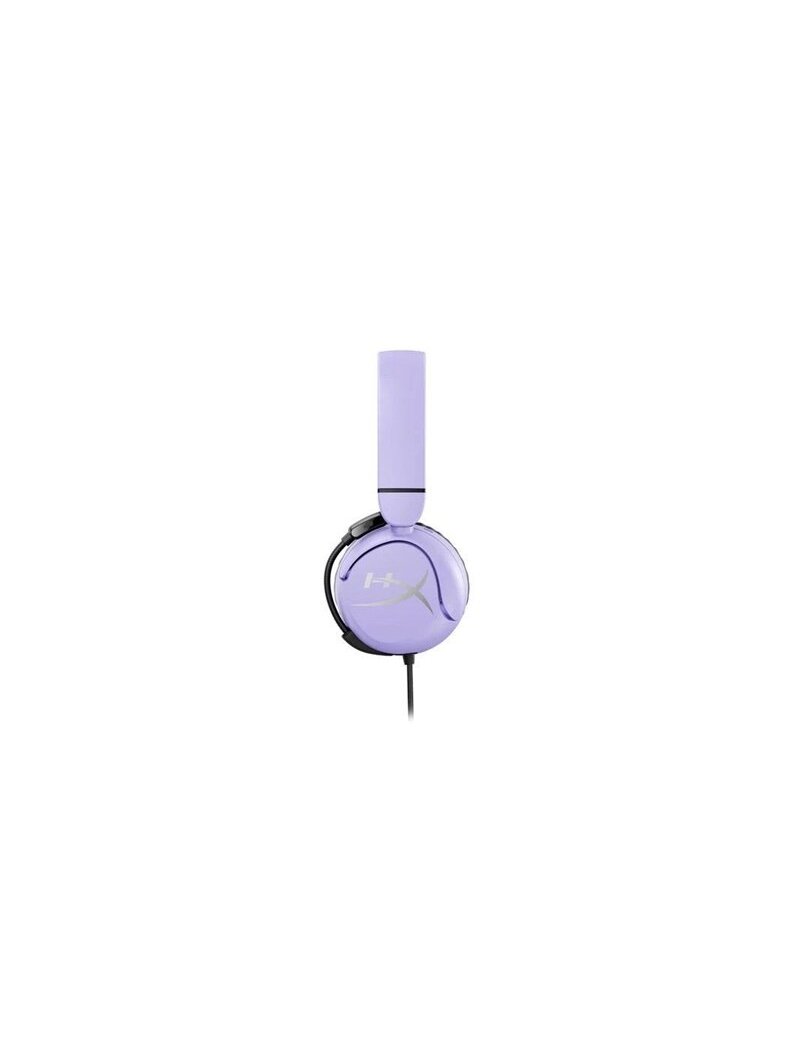 Laidinės žaidimų ausinės HyperX Cloud mini, violetinės 1 Laidinės žaidimų ausinės HyperX Cloud mini, violetinės 1