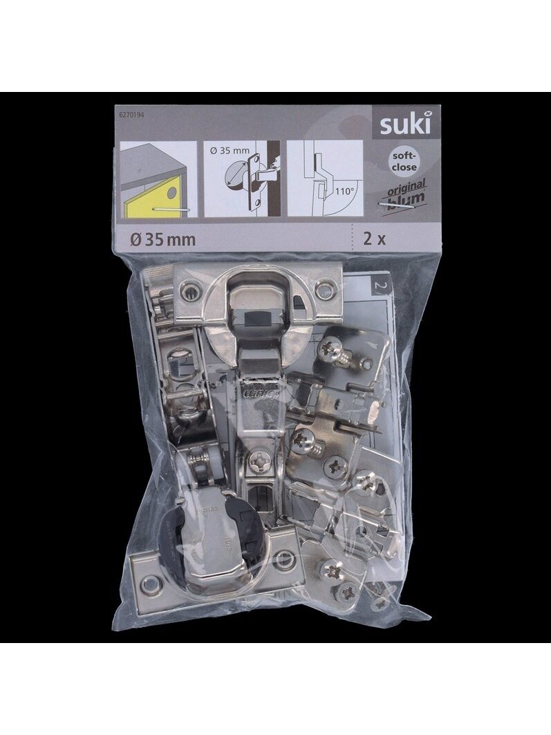 LANKST VIDI CLIP SOFT CLOSE D35 110 2VNT 1