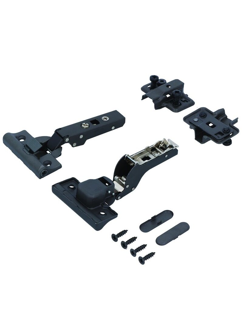 Lankstas baldams Suki, 35 cm, 110 °, juoda, 2 vnt. Lankstas baldams Suki, 35 cm, 110 °, juoda, 2 vnt.