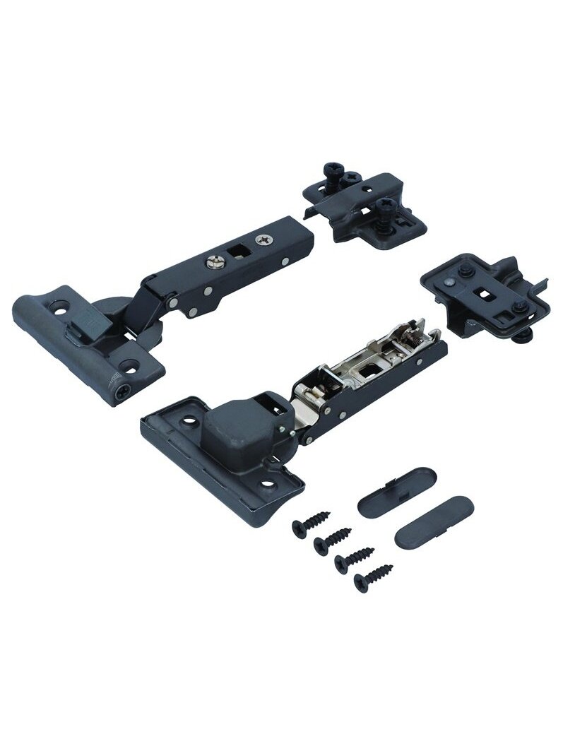 Lankstas baldams Suki, 3.5 cm, 110 °, juoda, 2 vnt.