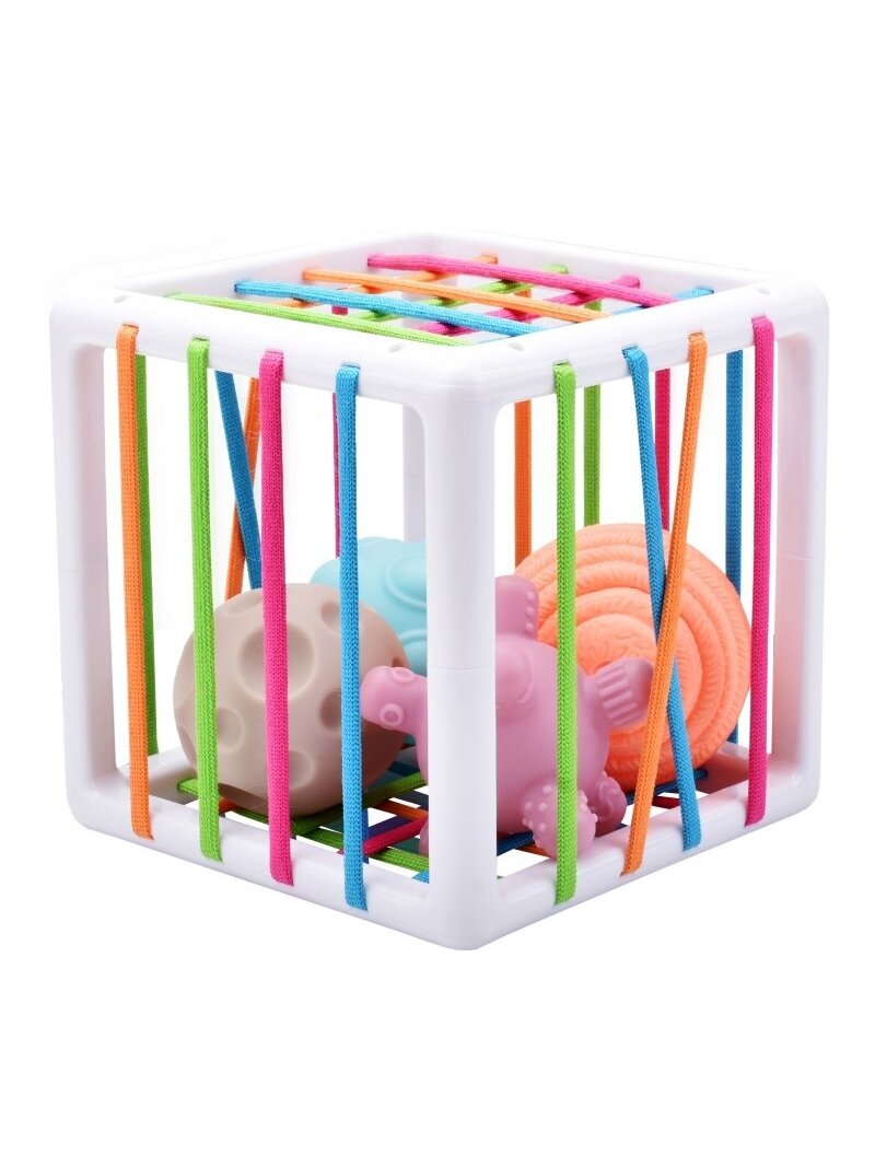 Lankstus sensorinis kubas WOOPIE Baby Sorter 1
