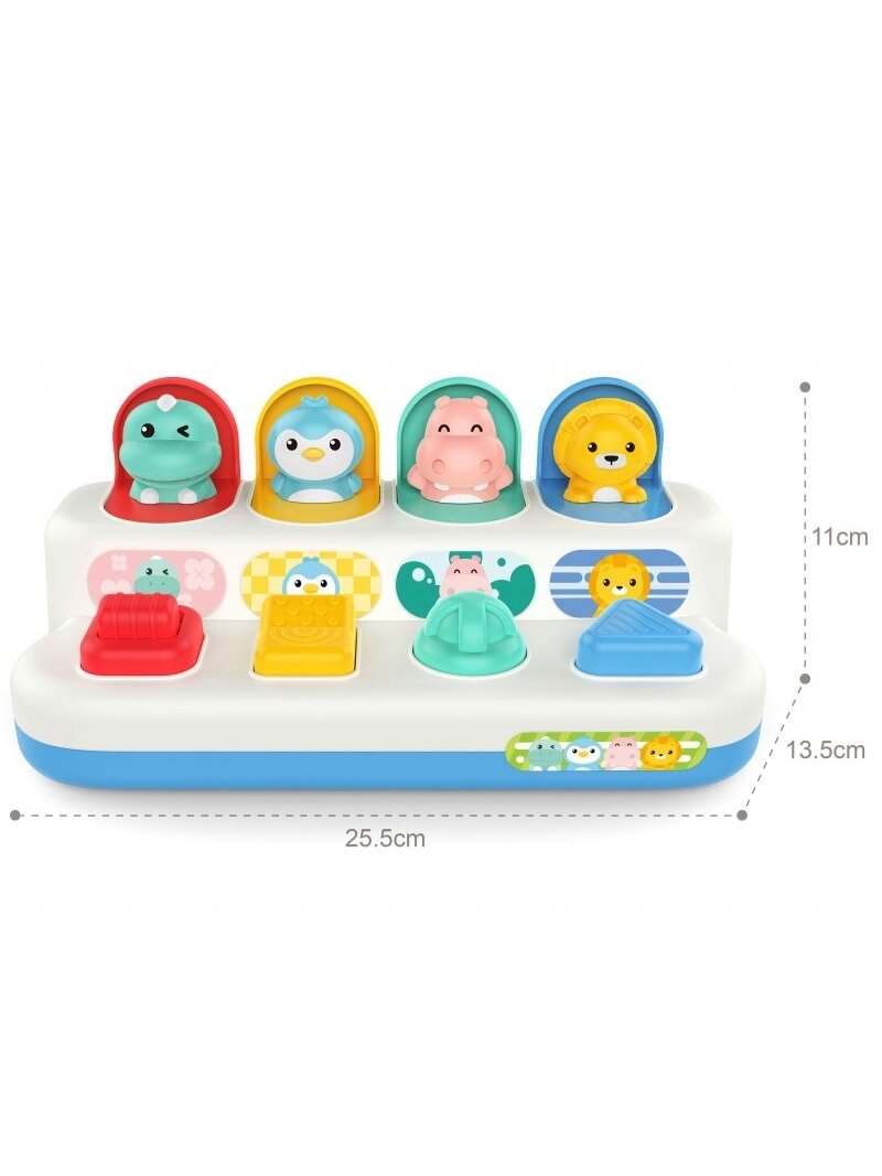 Lavinantis žaislas WOOPIE BABY Iššokantys gyvūnai POP-UP 7 Lavinantis žaislas WOOPIE BABY Iššokantys gyvūnai POP-UP 7