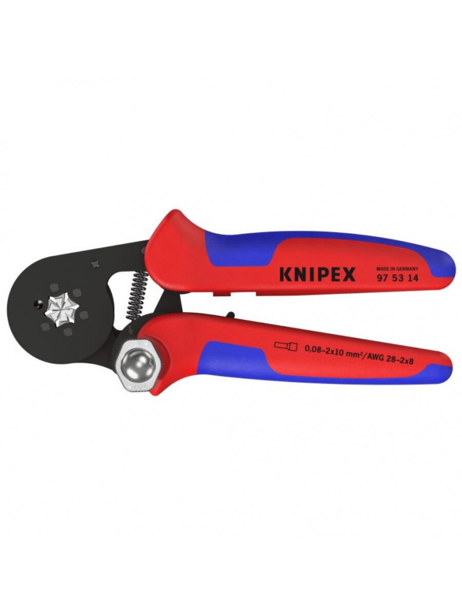 Laidų antgalių užspaudimo replės 0.08-16mm², 6-kant, Knipex 1 Laidų antgalių užspaudimo replės 0.08-16mm², 6-kant, Knipex 1
