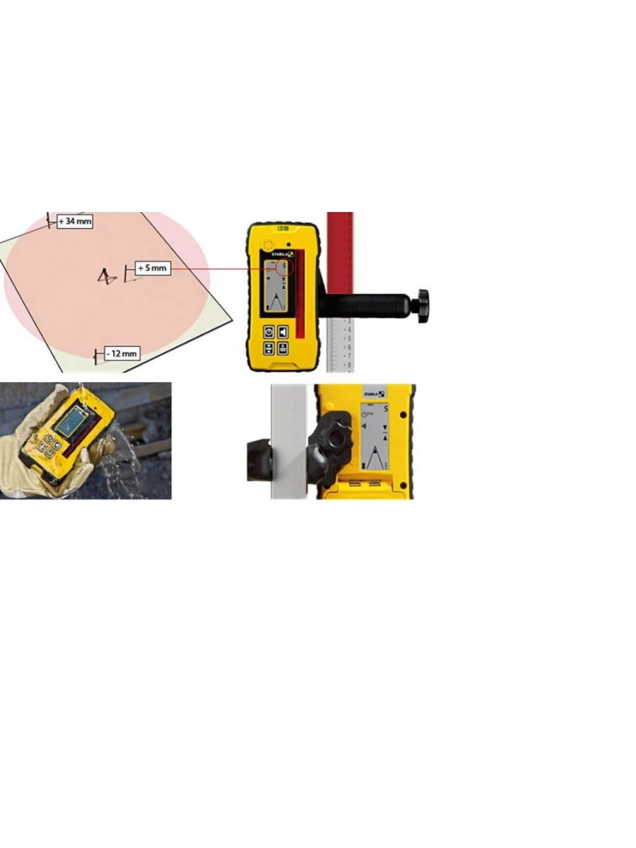 Lazerinis imtuvas REC 300, Stabila 2 Lazerinis imtuvas REC 300, Stabila 2