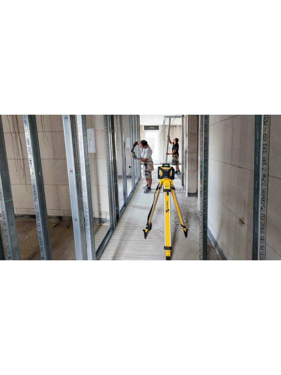 Lazerinis rotacinis nivelyras LAR 160 + imtuvas REC 160 RG, žalias, Stabila 4
