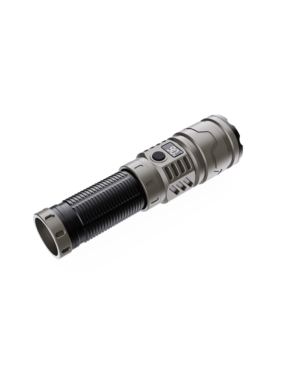 LED Žibintuvėlis Tiger Wolf HL-1303 su ekranu 2 LED Žibintuvėlis Tiger Wolf HL-1303 su ekranu 2