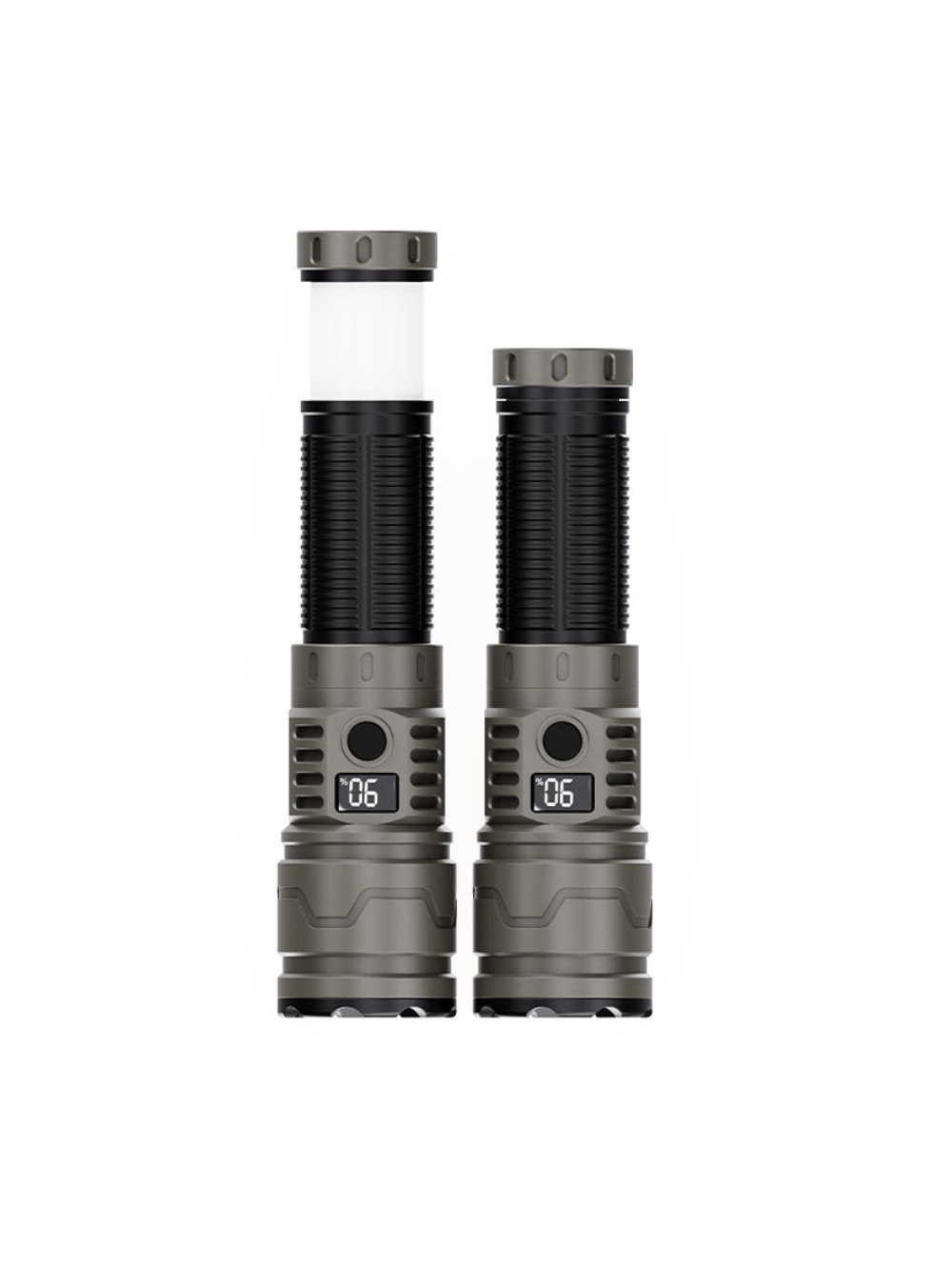LED Žibintuvėlis Tiger Wolf HL-1303 su ekranu 3