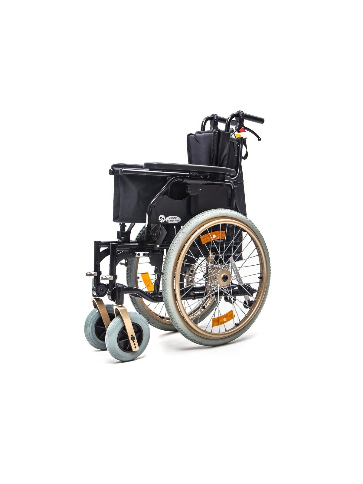 Lengvo Lydinio Neįgaliojo Vežimėlis Sunkasvoriui Lightman Comfort Plus XL 1