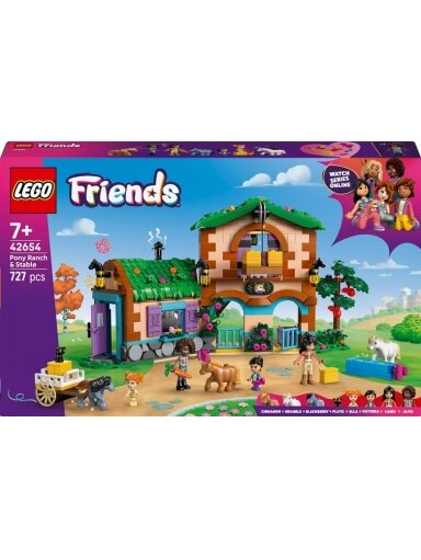 LEGO® Friends Ponių ūkis ir arklidė 42654, 727 vnt.