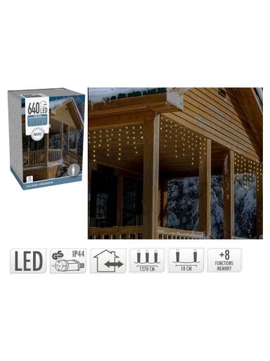 LED girlianda TRANSPARENT WW-640