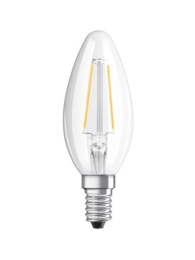 LED lempa Osram B40, 4W, E14, 2700K, 470lm, 2vnt.