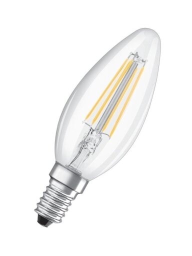 LED lemputė Osram Filamentinė, B35, 6W, E14, 2700K, 806lm
