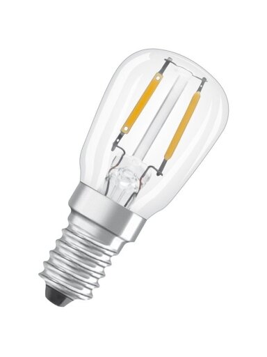 LED lemputė Osram Filamentinė, T26, 2.2W, E14, 2700K, 110lm