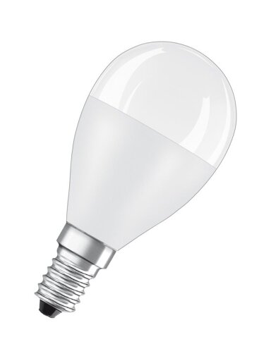 LED lemputė Osram P45, 7.5W, E14, 2700K, 806lm, matinė