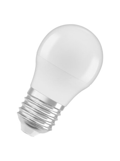 LED lemputė OSRAM, P45, E27, 5,5 W, 470 lm, 2700 K