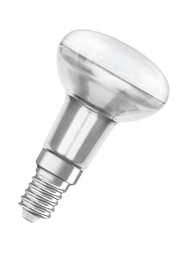 LED lemputė Osram R50, 36°, 4.3W, E14, 2700K, 345lm, skaidri