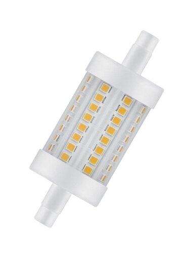 LED lemputė Osram, R7S, 78mm, 7W, 2700K, 806lm, skaidri