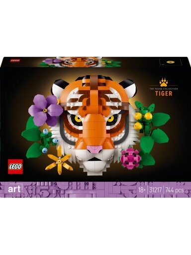 LEGO® Art Gyvūnų kolekcija – tigras 31217, 744 vnt.
