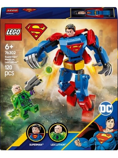 LEGO® Batman Superman™ Mech vs. Lex Luthor™, 120 vnt.