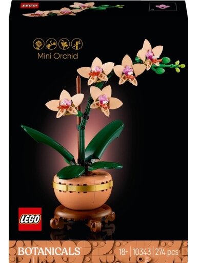 LEGO® Botanical Collection Mini orchidėja 10343, 274 vnt.