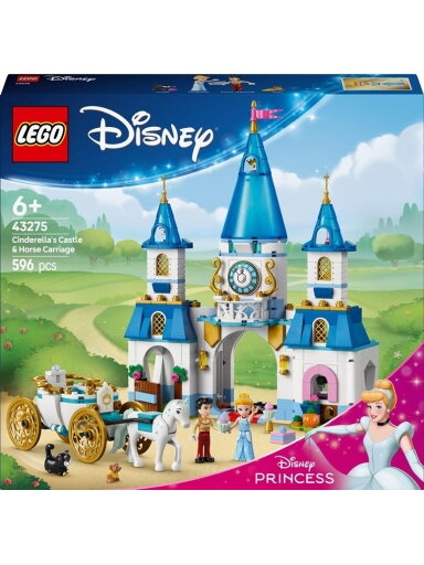 LEGO® City Cinderella's Castle & Horse Carriage, 596 vnt.