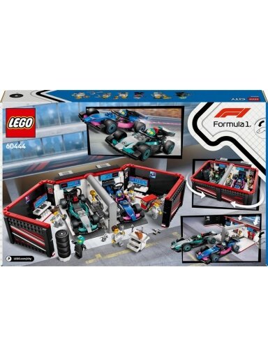 LEGO® City F1® Garage & Mercedes-AMG & Alpine Cars, 678 vnt.