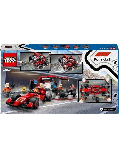 LEGO® City F1® Pit Stop & Pit Crew with Ferrari Car, 322 vnt