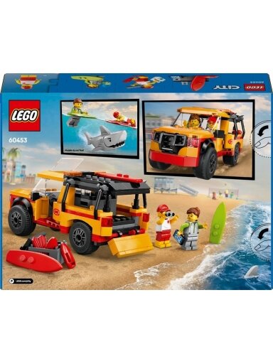 LEGO® City Lifeguard Beach Rescue Truck, 214 vnt.