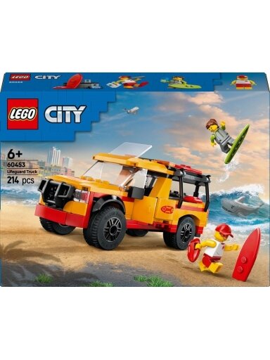 LEGO® City Lifeguard Beach Rescue Truck, 214 vnt.