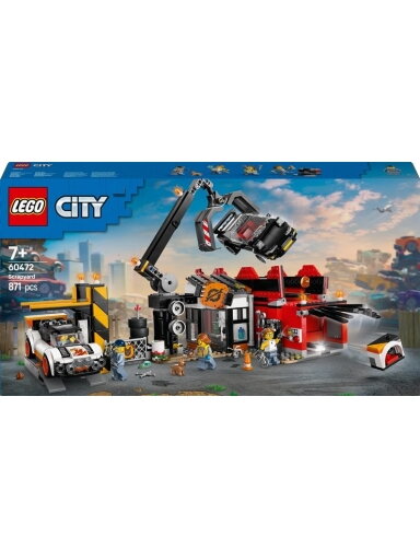 LEGO® City Scrapyard with Cars, 871 vnt.