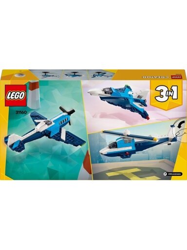 LEGO® Creator 3in1 Aircraft: Race Plane 31160, 178 vnt.