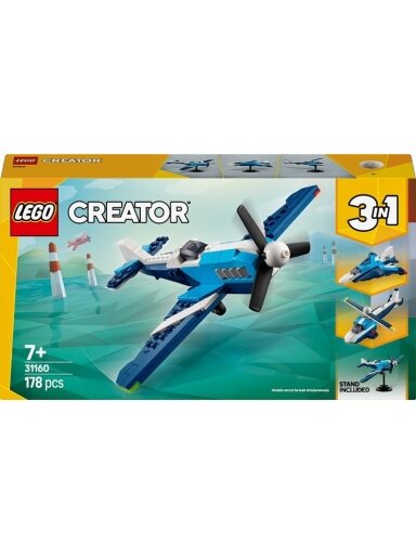 LEGO® Creator 3in1 Aircraft: Race Plane 31160, 178 vnt.