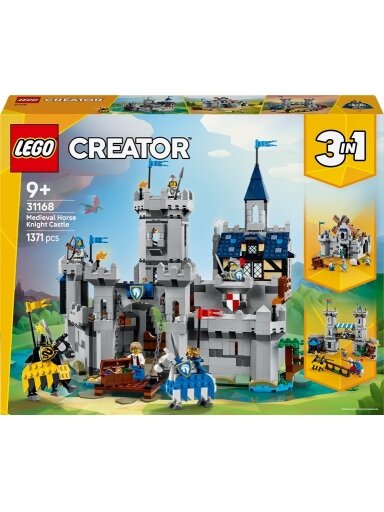 LEGO® Creator 3in1 Medieval Horse Knight Castle 31168