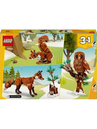 LEGO® Creator Miško gyvūnai: rudoji lapė 31154