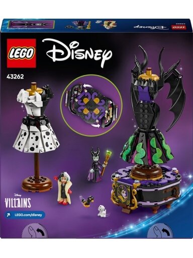 LEGO® Disney Maleficent's and Cruella De Vil's Dresses 43262