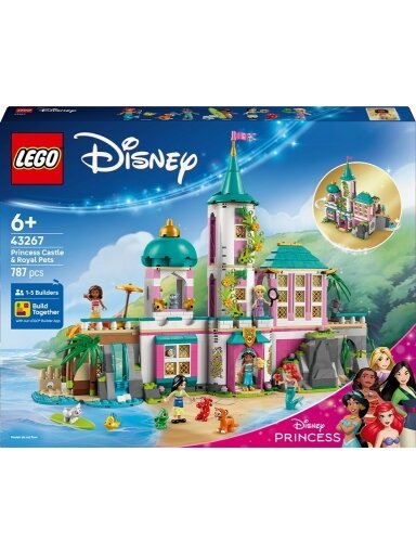 LEGO® Disney Princess Castle & Royal Pets 43267, 787 pcs