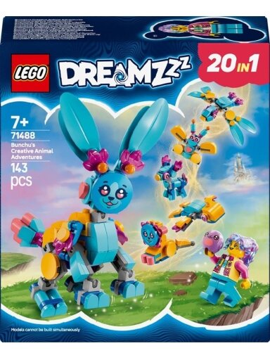 LEGO® DREAMZzz Bunchu's Creative Animal Adventures, 143 vnt.