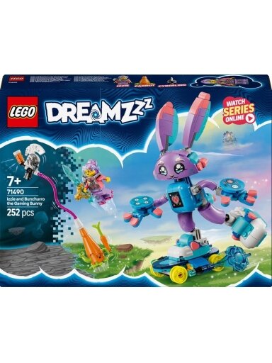 LEGO® DREAMZzz Izzie and Bunchurro the Gaming Bunny, 252 vnt