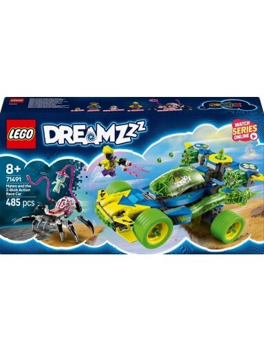 LEGO® DREAMZzz Mateo and the Z-Blob Action Race Car, 485 vnt