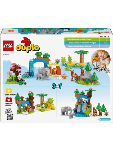 LEGO® Duplo 3in1 Wild Animal Families 10446, 92 vnt.