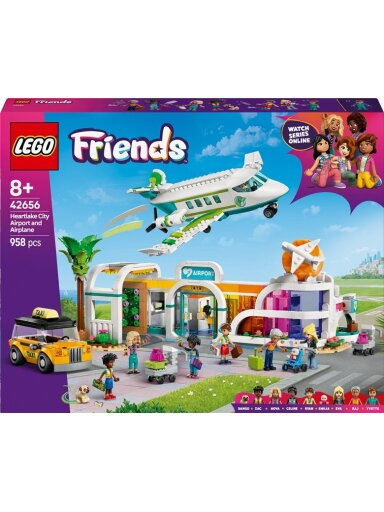 LEGO® Friends Hartleiko oro uostas ir lėktuvas, 958 vnt