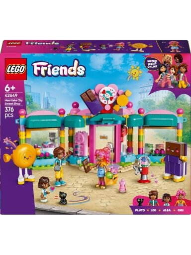 LEGO® Friends Heartlake City Sweet Shop 42649, 376 vnt.