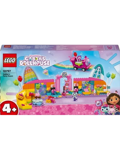 LEGO® Gabby's Dollhouse Gabby vakarėlių kambarys 10797