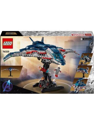 LEGO® Marvel Avengers: Age of Ultron Quinjet 76325, 1131 pcs