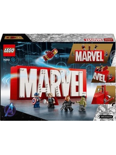 LEGO® Marvel MARVEL Logo & Minifigures, 931 vnt.