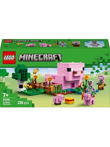 LEGO® Minecraft The Baby Pig House 21268, 238 vnt.
